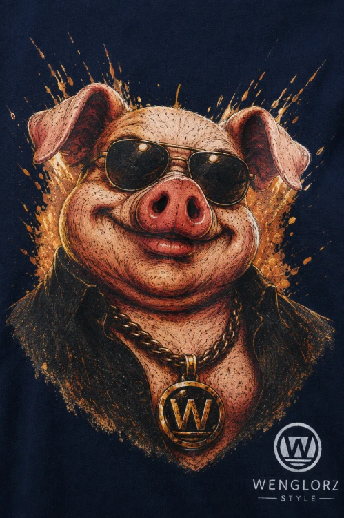 The Boss PIG - koszulka relaxed fit